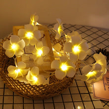 Load image into Gallery viewer, White Plumeria String Lights