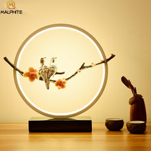 Load image into Gallery viewer, Plum Bird Zen Lamp
