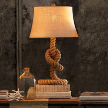 Load image into Gallery viewer, American Village Hemp Rope Lamp