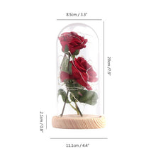 Load image into Gallery viewer, Beauty And The Beast Red Rose Light
