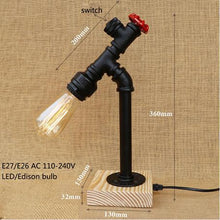 Load image into Gallery viewer, Water Pipe Retro Lamp