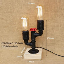 Load image into Gallery viewer, Water Pipe Retro Lamp